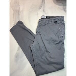 Eleven Paris LA Collection Men's Grey Chino Pants Slim Fit Stretch Size 33x29